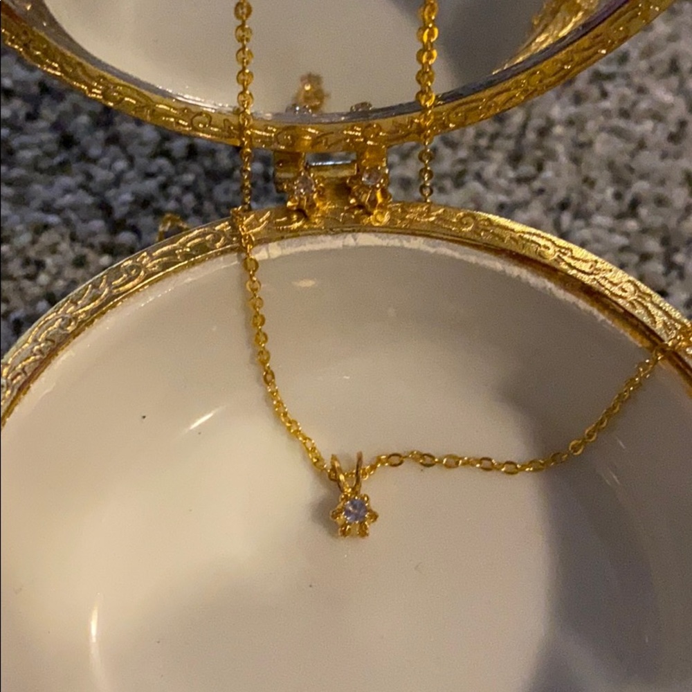 Earring set with matching necklace